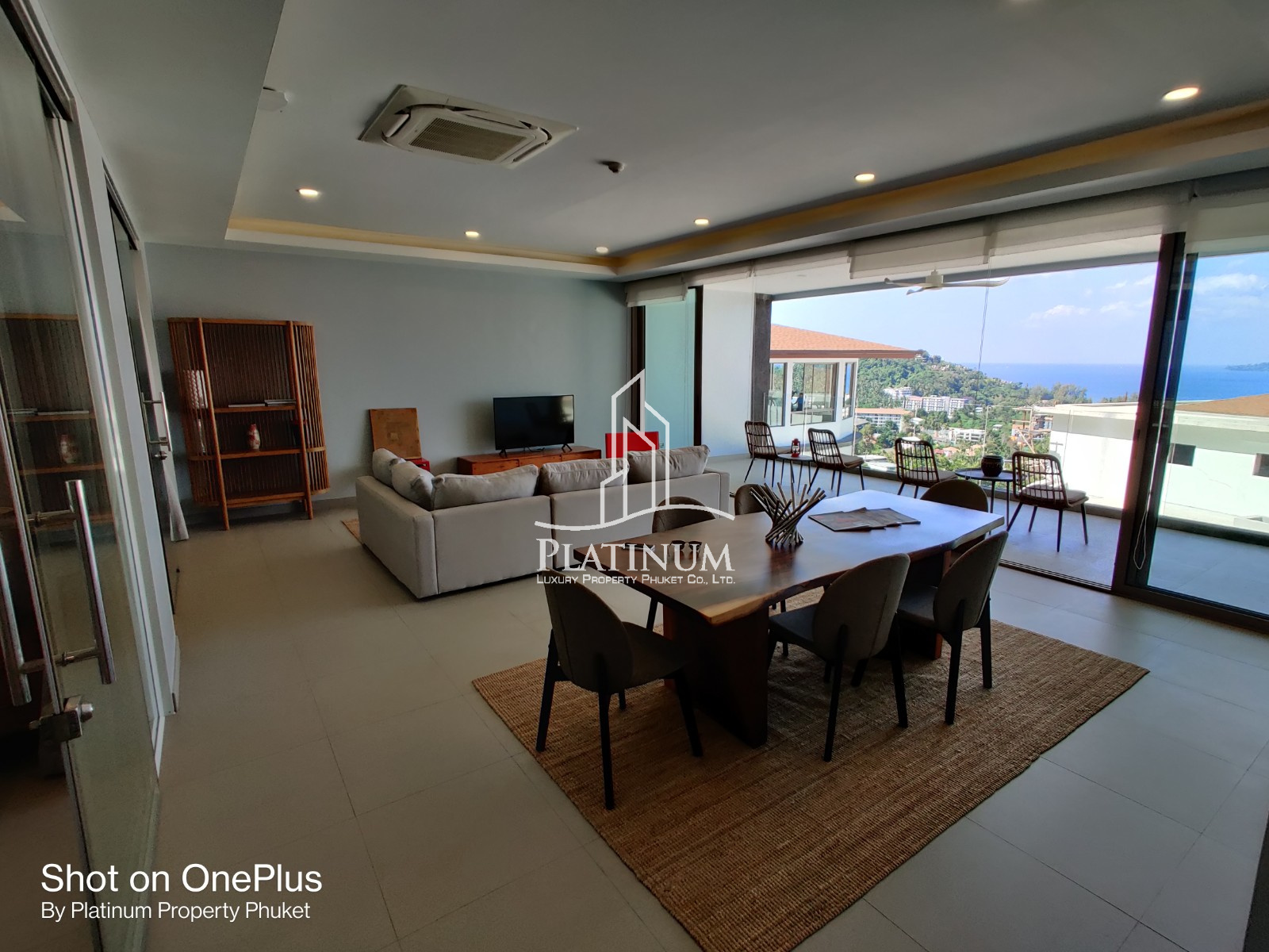 🌊 Spacious 3-Bedroom Sea View Apartment for Rent – Surin Beach