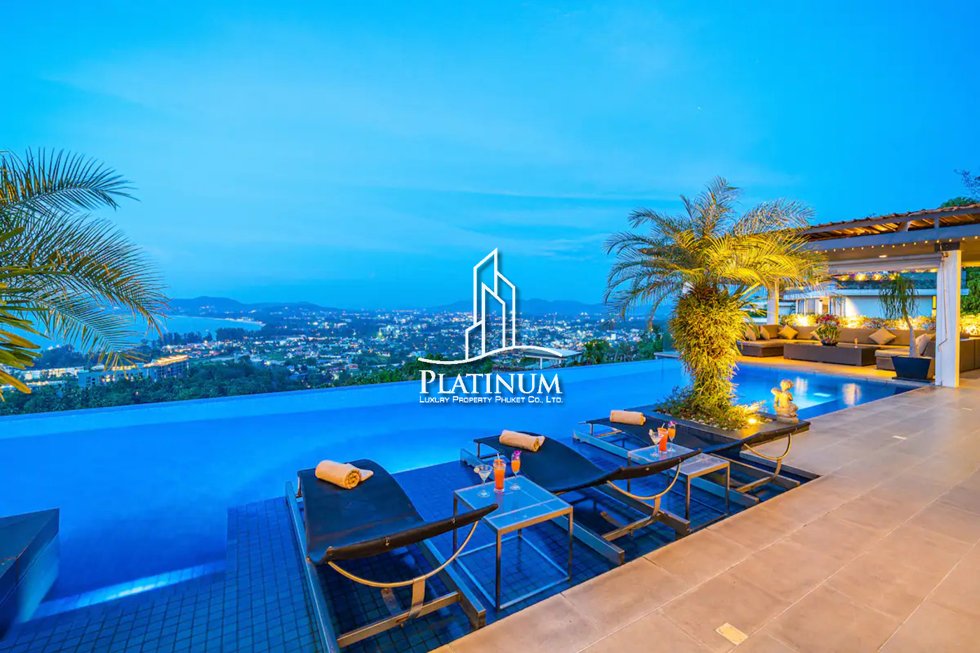 🌴 8-Bedroom Hilltop Seaview Pool Villa for Rent – Surin Beach, Phuket