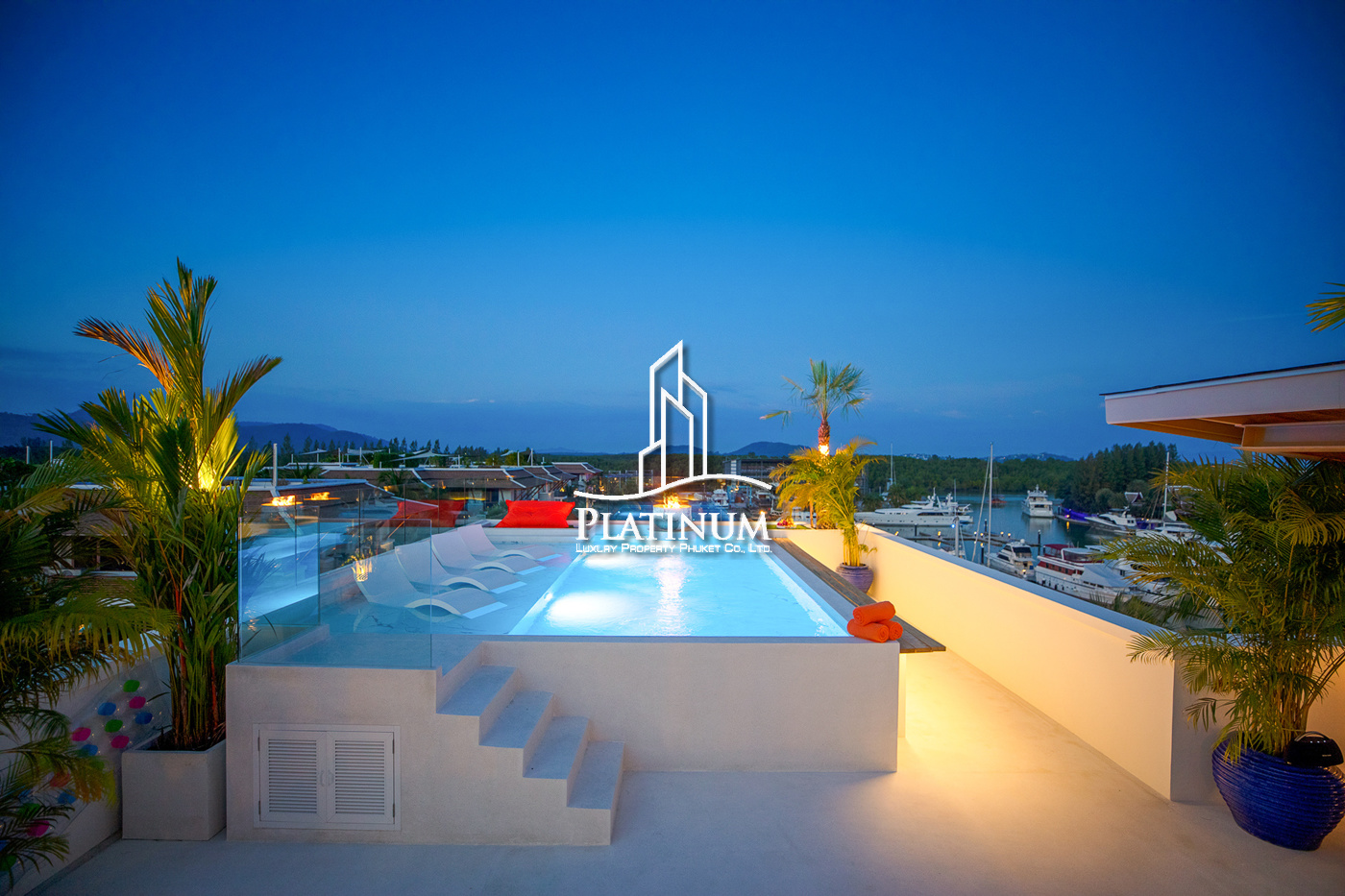 🛥️ Luxury 4-Bedroom Penthouse with Private Rooftop Pool for Sale – Royal Phuket Marina