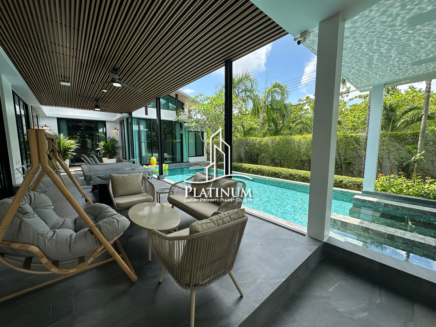 🏊 Modern Tropical 4+1 Bedroom Pool Villa with Mezzanine for Sale – Nai Harn, Phuket