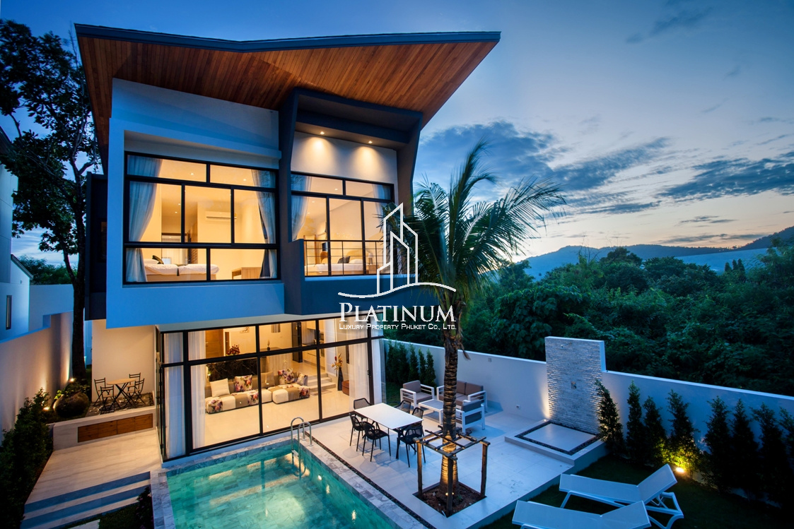 🌴 Modern 3-Bedroom Private Pool Villa for Rent – Rawai, Phuket