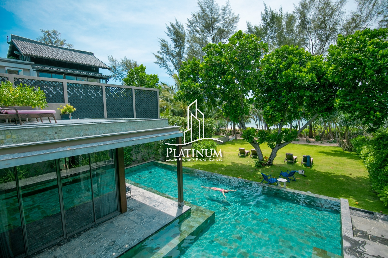 🌊 5-Bedroom Beachfront Pool Villa for Sale – Natai Beach, Phang Nga