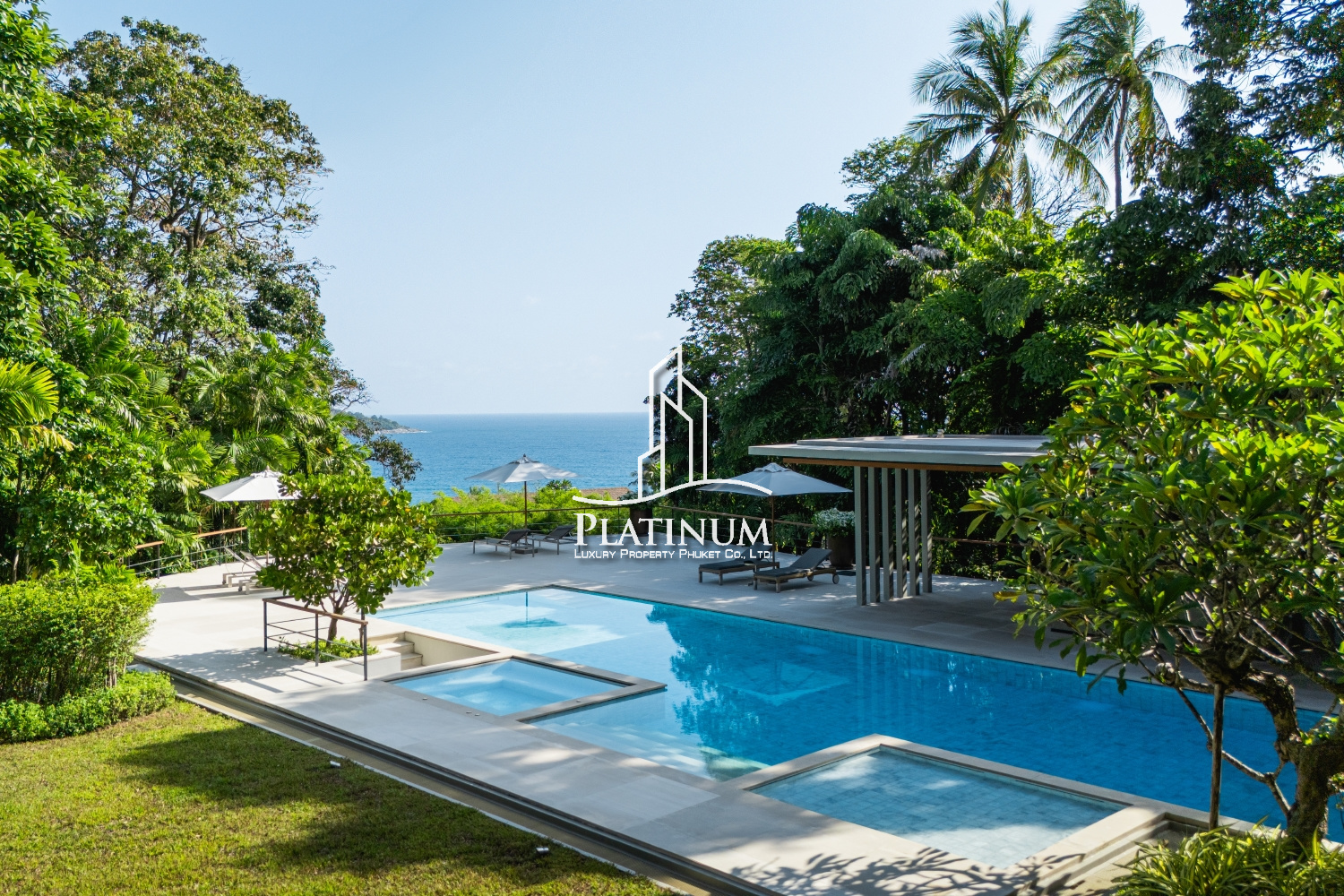 🌴 6-Bedroom Seaview Pool Villa for Rent – Kata Noi Beach, Phuket