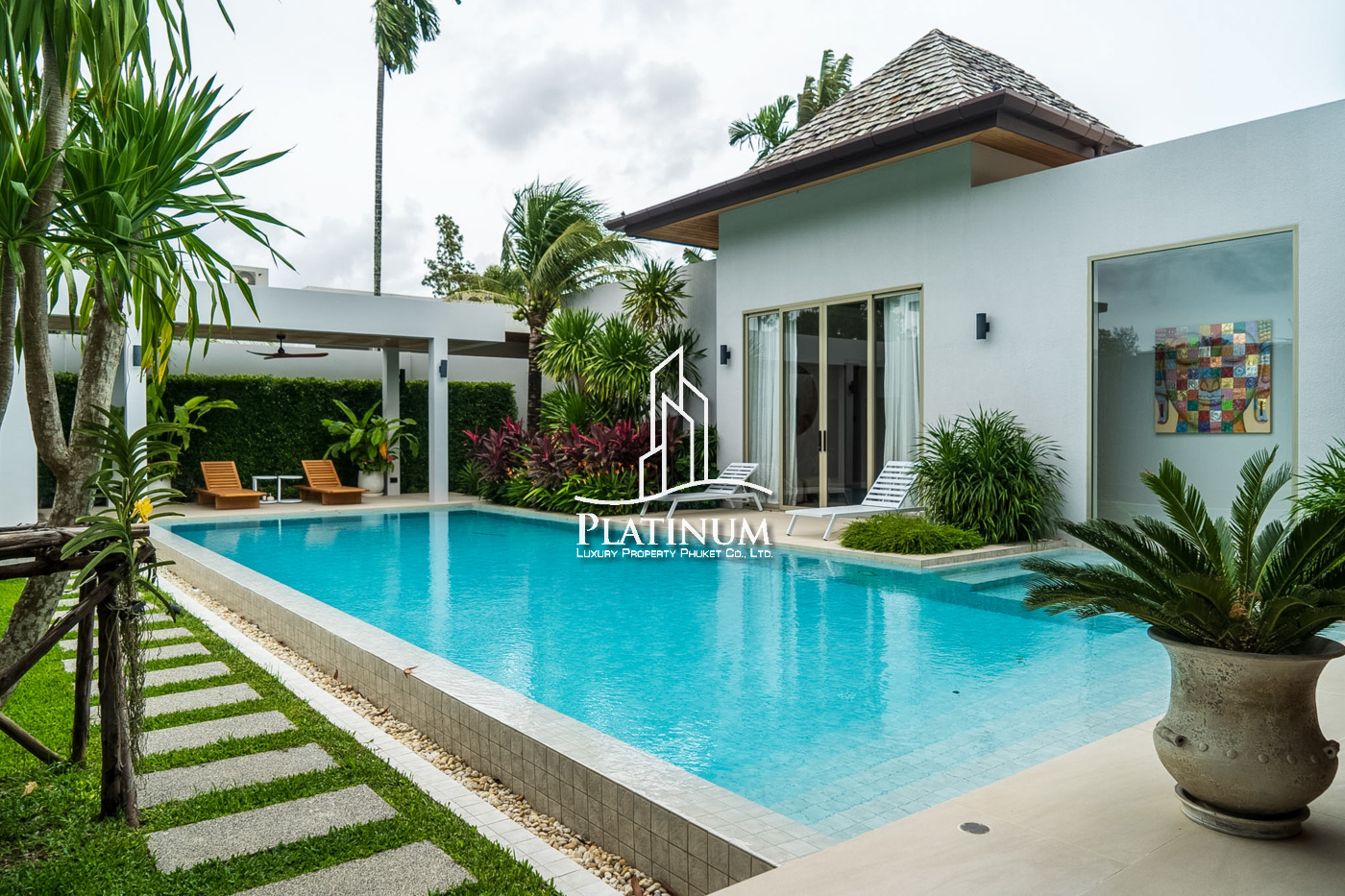 🌴 Luxury 4-Bedroom Pool Villa for Rent – Layan Beach, Phuket